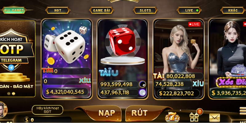 Tài xỉu 8xbet sở hữu đa dạng hình thức đặt cược